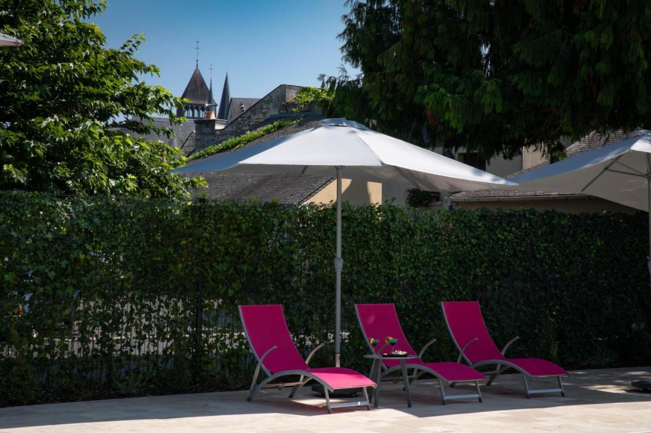 Logis Hotel La Croix Blanche Fontevraud Екстериор снимка