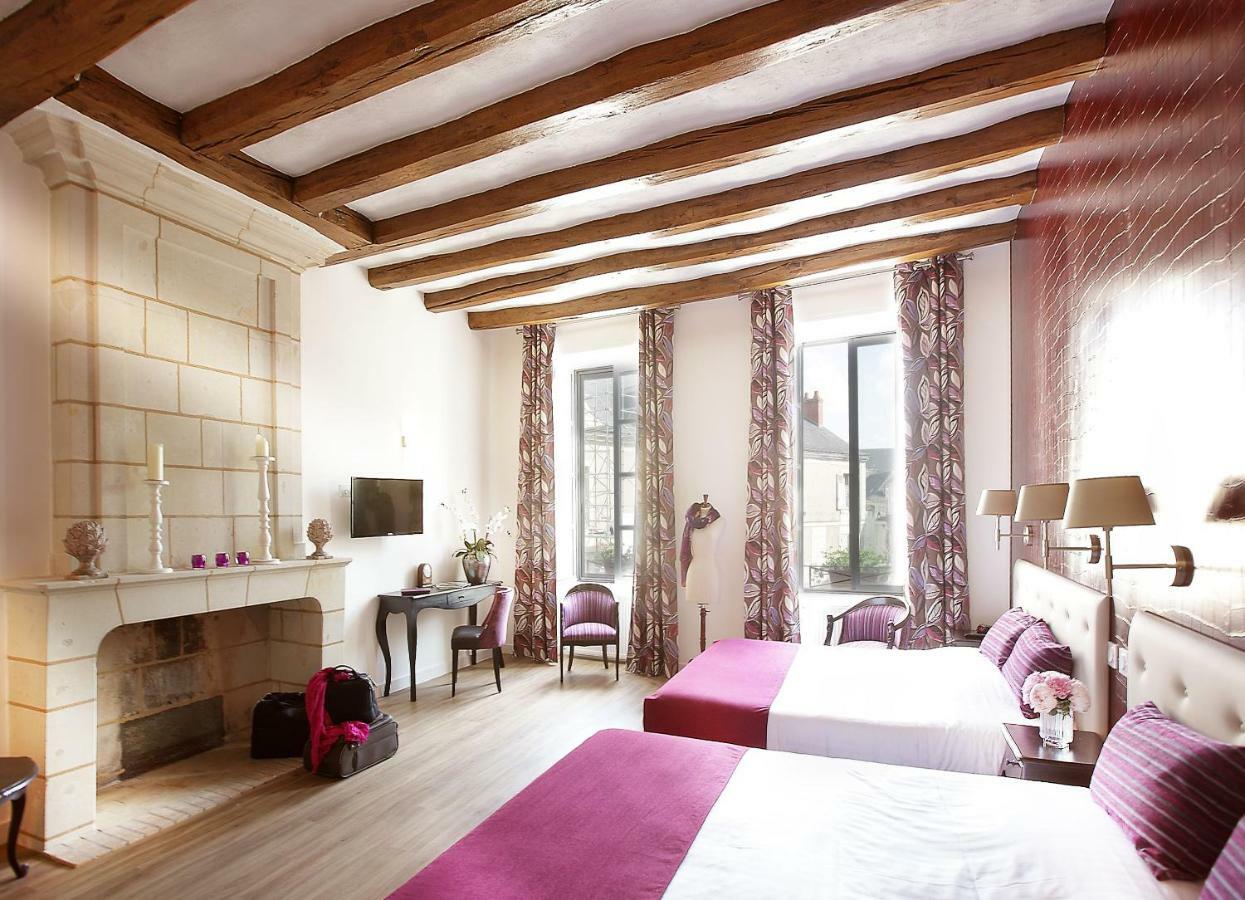 Logis Hotel La Croix Blanche Fontevraud Екстериор снимка